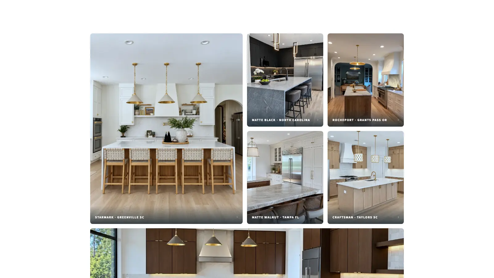 Built Cabinets — portfolio of delivered kitchens