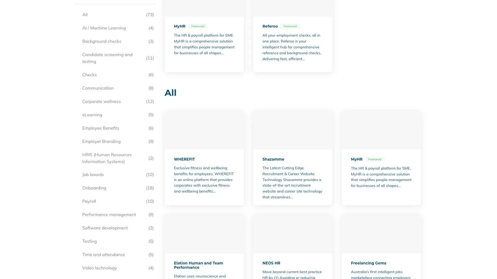 Scout Talent Marketplace — categories and partner directory